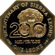 1 Leone Independence obverse image