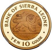 10 Golde Dr. Siaka Stevens obverse image