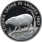 10 Leones World Wildlife Fund obverse image