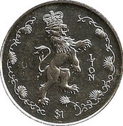 1 Dollar reverse image