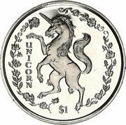 1 Dollar Unicorn reverse image