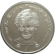 1 Dollar Diana- The Peoples' Princess reverse image