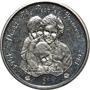 1 Dollar Diana - The People's Princess reverse image
