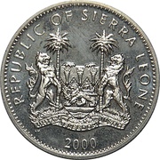 1 Dollar Two Phoenix birds obverse image