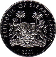 1 Dollar Rhino obverse image
