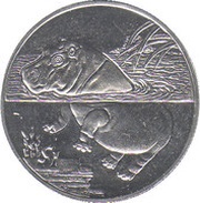1 Dollar Hippo, Sierra Leone, 2005 reverse image