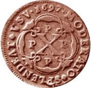 X Réis - Pedro II Porto mint reverse image