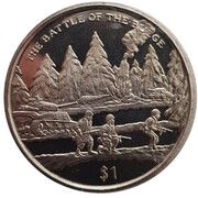 1 Dollar The Battle of the Bulge, Sierra Leone, 2005 reverse image