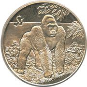 1 Dollar Gorilla, Sierra Leone, 2005 reverse image