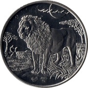 1 Dollar Lion, Sierra Leone, 2006 reverse image