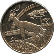 1 Dollar Impala, Sierra Leone, 2006 reverse image