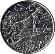 1 Dollar Cheetah, Sierra Leone, 2007 reverse image