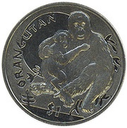 1 Dollar Orangutan, Sierra Leone, 2010 reverse image