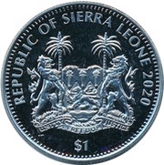 1 Dollar Big Cats - Cheetah obverse image