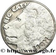 1 Dollar Big Cats - Lion reverse image