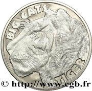 1 Dollar Big Cats - Tiger, Sierra Leone, 2020 reverse image