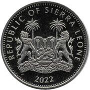 1 Dollar Big Five; Zebra obverse image
