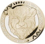 1 Dollar Big Five - Leopard reverse image