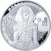 1 Dollar Egyptian God Ra; 1oz Bullion Coin, Sierra Leone, 2023 reverse image