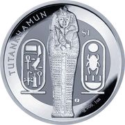 1 Dollar Sarcophagus; 1oz Bullion Coin, Sierra Leone, 2023 reverse image