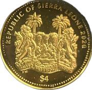 4 Dollars Big Cats - Cougar obverse image