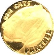 4 Dollars Big Cats - Panther reverse image