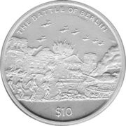 10 Dollars Battle of Berlin reverse image