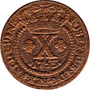 10 Réis - José I obverse image