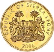 10 Dollars Elizabeth II presenting Football World Cup 1966 obverse image