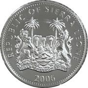 10 Dollars Elizabeth II presenting Football World Cup 1966 - Silver edition obverse image