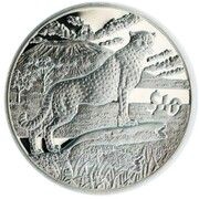 10 Dollars Cheetah, Sierra Leone, 2007 reverse image