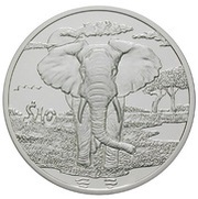 10 Dollars Elephant, Sierra Leone, 2007 reverse image