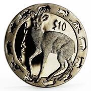 10 Dollars Duiker Antelope, Sierra Leone, 2008 reverse image