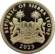 10 Dollars Egyptian God Anubis obverse image