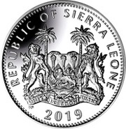 20 Dollars Big Five - Rhino obverse image