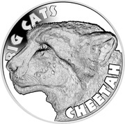 20 Dollars Big Cats - Cheetah, Sierra Leone, 2020 reverse image