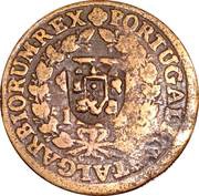 10 Reis - João Prince Countermark "SHIELD" over "V Réis, João V" obverse image