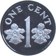 1 Cent Silver Proof Issue reverse image