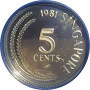 5 Cents Silver Proof Issue obverse image