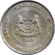 10 Cents ribbon downwards obverse image