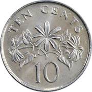10 Cents ribbon downwards reverse image