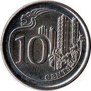 10 Cents reverse image