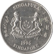 20 Cents ribbon downwards obverse image