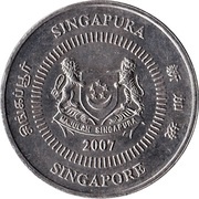50 Cents ribbon downwards obverse image