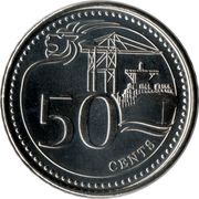 50 Cents reverse image