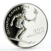 200 Ngultrums Olympics, Bhutan, 1996 reverse image