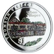 1 Dollar Thomson Village, Singapore, 2005 reverse image