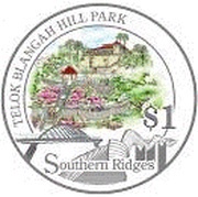 1 Dollar Telok Blangah Hill Park, Singapore, 2008 reverse image