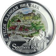 1 Dollar Telok Blangah Hill Park, Singapore, 2008 reverse image