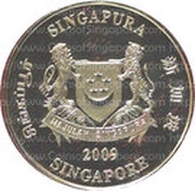 1 Dollar Kranji and Lim Chu Kang obverse image